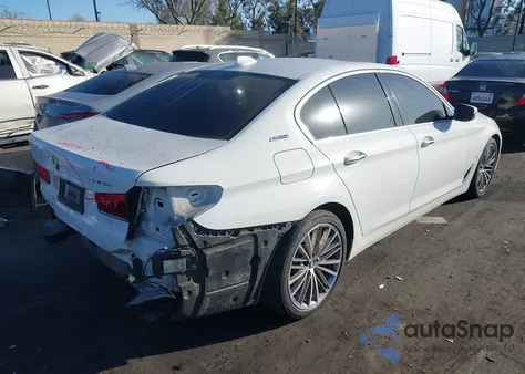 2018 BMW 530E Iperformance z USA, uszkodzony, nr VIN WBAJA9C52JB249125